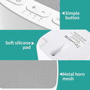 Magicteam Sleep Sound White Noise Machine with 40 Natural Soothing Sounds and Memory Function 32 Levels of Volume Powered by AC or USB and Sleep Timer Sound Therapy for Baby Kids Adults (B-White) by TinyTreasures Baby Boutique