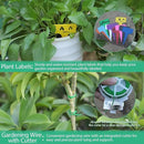 LeMotech Garden Tool Set, 3Pcs Stainless Steel Heavy Duty Gardening Kit Including Trowel Transplanter Cultivator Gardening Hand Tools with Handle, Planting Tool for Women Men by GreenHaven Gardens