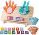Educational Learning Number Toy for Toddler, Math Manipulatives Number Counting Blocks, Finger Counting Math Toys, Homeschool Supplies for Teaching Early Education Toys, Montessori Toy for Toddler by TinyTreasures Baby Boutique
