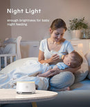 Dreamegg D1 Sound Machine - White Noise Machine with Baby Night Light for Sleeping, High Fidelity Sounds, Timer & Memory Feature, Sound Machine for Baby Adults, Home, Office, Travel (White) by TinyTreasures Baby Boutique