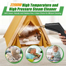 7-in-1 Handheld Steam Cleaner, 2200W High Pressure Steam Cleaner, 1.2L Portable Car Steam Cleaner for Home Kitchen, Bathroom, floor and Car Cleaning, 10s Fast Heating High Pressure Steam Cleaning, Red by TinyTreasures Baby Boutique