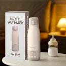 Portable Bottle Warmer for Travel, 12 Oz Milk Warmer for Breastmilk Formula Water, 3 Mins Fast Heating, Long Battery Life, 5 Levels Smart Temp Control, Ideal for Night Feeding, Travel, Car by TinyTreasures Baby Boutique