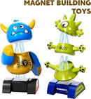 TEMI Magnet Robot Toy for Kids 3-5 Years Old - Monster Magnet Toys Stacking Transform Toys with Storage Box, Set for Boys Age 3 4 5 6 7 Years Old Boys, Christmas and Birthday Gifts by TinyTreasures Baby Boutique