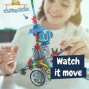Science4you Deltabot Robot Toy Kit for Kids Age 8-12 - STEM 117 Pieces Robotics Kit, Build Your Own Robot Toy for Kids Age 8+, Educational Science Kits DIY Building Toys, Gift for Boys and Girls by TinyTreasures Baby Boutique