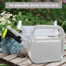 Outdoor Watering Can for Plants Indoor Watering Can for Houseplants 3/4 Gallon 3L (Grey) by GreenHaven Gardens