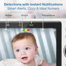 VTech 2-Cameras Smart WiFi Baby Monitor with 1080p FHD Camera and 5" HD IPS Screen, Free App with Motion Video, Sound/Motion Detection and Notifications, Split-Screen, Pan-Tilt-Zoom: VM901-2HD by TinyTreasures Baby Boutique