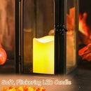 Bdor 2 Pack Fall Lanterns Decor with LED Candle – 16 Inch Harvest Pumpkin Maple Leaf Hanging Lantern for Autumn Thanksgiving Table Centerpiece Indoor Outdoor Decoration, Battery Operated by CozyNest Decor