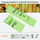 Compostable Bags for Kitchen Compost Bin, 1.2 Gallon, 125 Count, Certified by BPI and ASTM, Leakproof and Odor Control by GreenHaven Gardens