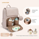 LOVEVOOK Diaper Bag Backpack, Baby Travel Bags for Boys & Girl, Toddler Waterproof Diaper Bag w/Changing Pad, Stroller Straps, Pacifier Case, Newborn Essentials Must Haves Mom by TinyTreasures Baby Boutique