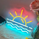 Sunset Sunrise Neon Sign, Neon Signs for Wall Decor Dimmable LED Neon Light Sign for Beach Bedroom Living Room Wedding Bar Party Home Room Decor by GreenHaven Gardens