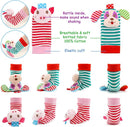 BLOOBLOOMAX Sock rattles for Babies 0-24 Months Baby Animal Foot Finder Educational Toys by TinyTreasures Baby Boutique
