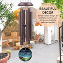 Personalized Sympathy Wind Chimes, 36inch Customized Wind Chime, Memorial Gifts for Loss of Loved One, Wind Chimes in Loving Memory of Dad/Mom, Condolences Gifts for Funeral by CozyNest Decor