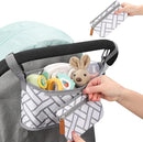 Accmor Universal Stroller Organizer with Detachable Phone Bag, Stroller Bag Caddy Organizer Stroller Accessories for Uppababy, Baby Jogger, Nuna, Doona, Britax Strollers by TinyTreasures Baby Boutique
