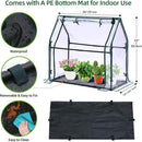 Mini Greenhouse for Indoor Outdoor: Ohuhu Tabletop Portable Green House with Waterproof Pad for Small Plants Nursery Germination, 36"x18"x33" Heavy-Duty Cover Tent Humidity Dome Seedling Accessory by GreenHaven Gardens