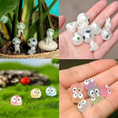 BEZALEL Glow in Dark Tree Elves, 28 Pcs Mini Fairy Garden Accessories, Luminous Ghost Micro Landscape Decorations, Miniature Glow Tree Spirits Outdoor for Bonsai Succulent Terrarium Decor by GreenHaven Gardens