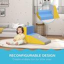 Soozier 2 Piece Climb and Crawl Activity Play Set, Soft Secure Foam Playset for Toddler, Preschooler, Indoor Play, Baby Learning Toys, Contemporary by TinyTreasures Baby Boutique