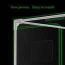 MELONFARM 2x2 Grow Tent, 24"x24"x48'' High Reflective 600D Diamond Mylar Canvas with Observation Window and Floor Tray for Hydroponic Indoor Plant Growing by GreenHaven Gardens