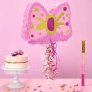 WERNNSAI Pink Bow Piñata - Girls Birthday Party Decoration Bow Tie Piñata with Blindfold and Bat for Kids Princess Theme Party Supplies favors by TinyTreasures Baby Boutique