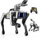 Smart Robot Dog Robotic Puppy Dog with Clamp Arm, 20+ Interactive Voice Commands Actions Programming AI for gripping STEM Pet, Durable ABS Design USB Fast Rechargeable Companion Gift for Kids Adults by TinyTreasures Baby Boutique