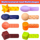 Sensory Balls for Baby, Soft Textured Multi Sensory Toys Montessori Toys for Babies Toddler Ball Toys Gift Set BPA Free Montessori Infant Baby Toys 6 to 12 Months by TinyTreasures Baby Boutique