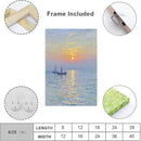 Coastal sailboat scenery poster art decor ocean nautical room decor beautiful sailboat seascape decor suitable for beach villa by CozyNest Decor