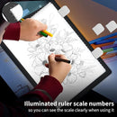 Elice A4 LED Tracing Light Box with 4 Clips, Ultra-Thin Diamond Art Light Board, Bright Light Pad, Lightbox for Tracing and Drawing, Artcraft Light Table for Weeding Vinyl, Diamond Painting, Sketching by TinyTreasures Baby Boutique