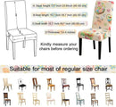 JQinHome Easter Chair Covers Set of 6,High Stretch Removable Washable Chair Seat Protector Cover for Easter Decoration-Easter Theme Decor with Easter Egg Basket by CozyNest Decor