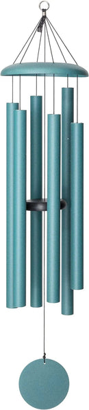 Corinthian Bells by Wind River - 50 inch Patina Green Wind Chime for Patio, Backyard, Garden, and Outdoor Decor (Aluminum Chime) Made in The USA by CozyNest Decor
