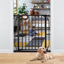 Baby Safety Gate for Stairs 29-33 Inch Wide, Safety House Gate for Baby Pet Gate with Door Pressure Mounting Gates for Kids Toddler Dogs Indoor Stairway Doorway Black (30.5'' Tall) by TinyTreasures Baby Boutique