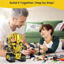 5-in-1 STEM Robot Building Kit for Kids Ages 8-16, Remote & App Controlled, Rechargeable Engineering Learning DIY Coding Toy, Educational Building Blocks Gift for Girls & Boys (673 PCS) by TinyTreasures Baby Boutique