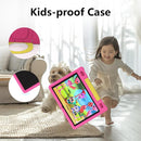 JREN Kids Table 10.1" ｜Android 14 Tablet for Kids｜64GB Storage｜Octa-Core｜WiFi ｜Cameras｜Parental Control｜Kids Content｜Case Included Great Gift for Children Ages 3-12 Years Old Pink by TinyTreasures Baby Boutique