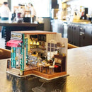 Rolife DIY Miniature Cafe House Kit for Adults to Build, Tiny House Making Kit with Furniture, Halloween/Christmas Decorations/Gifts by TinyTreasures Baby Boutique