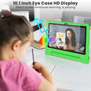 Kids Tablet 10.1 inch Android 14 Octa-Core 64GB 6000mAh Kids Space Parental Control 1280 * 800 HD Touchscreen Shockproof Case Dual Camera Gift for Toddler Children (Green) by TinyTreasures Baby Boutique