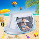 Baby Beach Tent,Large Pop Up Beach Tent Sun Shade for Beach,Portable Baby Travel Tent with Mosquito Net,Indoor Baby Play Tent,UPF 50+ UV Protection Sun Shelters for Infants by TinyTreasures Baby Boutique
