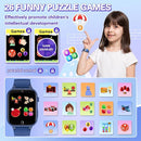 Vakzovy Smart Watch for Kids with 26 Puzzle Games HD Camera MP3 Player Audiobook Video Pedometer Habit Tracking Learn Card Flashlight Kids Smart Watch Boys Gift for 5-12 Year Old Boys Toys by TinyTreasures Baby Boutique