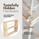 Pennsylvania Woodworks Clothes Drying Rack: Solid Maple Hardwood Laundry Rack for Bedding, Blankets, Towels & More, Heavy Duty, Folding Drying Rack Made in USA, No Assembly Needed, Extra Large by CozyNest Decor