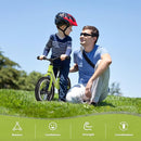 14" Kids Balance Bike for 3,4,5,6 Year Old Boys and Girls, Air Tires with Magnesium Alloy Frame, Lightweight No Pedal Toddler Training Bicycle by TinyTreasures Baby Boutique