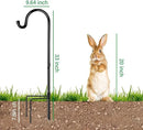 GOFORWILD Shepherd Hook 2 Pack Black, 33 inches Tall, Made of Premium Metal for Garden Decor, Plant Hanger, Lantern Hook, Solar Light Hanging, 7011 by GreenHaven Gardens