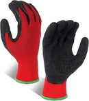 Evridwear Crinkle Latex Rubber Hand Coated Safety Work Gloves for Men Women General Multi Use Construction Warehouse Gardening Assembly Landscaping (XL-Size) 12 Pairs Pack by GreenHaven Gardens