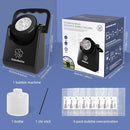 Bubble Machine Automatic Bubble Blower for Kids Batteries Operated Portable Bubble Maker Electric Bubble Machine Adjust Angle by 90° Indoor Outdoor Toy for Birthday Party Wedding (Portable Black) by TinyTreasures Baby Boutique