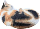 Hi-Line Gift Ltd. Sleeping Calico Cat Garden Statue by GreenHaven Gardens