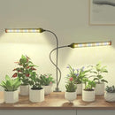 [2024 Newest] Grow Light, 5000K Full Spectrum White Red Blue 138 LED Plant Lamp Clip-on Desk for Indoor Plants Growing, 5 Dimmable Levels & Timer Setting 4/8/12/18H by GreenHaven Gardens