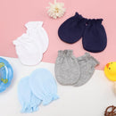 Newborn Baby Mittens No Scratch Cotton Elastic Wrist Gloves Infant Toddler Mittens for Baby Boy Girl 0-6 Months by TinyTreasures Baby Boutique