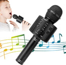 KIDWILL Wireless Bluetooth Karaoke Microphone for Kids and Adults, 5-in-1 Portable Handheld Karaoke Mic Speaker Player Recorder with Adjustable Remix FM Radio for Girls Boys Teens Adults by TinyTreasures Baby Boutique