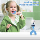 U-Shaped Toothbrush for Kids Ages 2-7， Soft Food-Grade Silicone for Sensitive Gums， 360° Teeth Cleaning Design，Training & Travel-Friendly Toddlers' Toothbrush (Blue) by TinyTreasures Baby Boutique