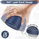 12oz Insulated Vacuum Food Jar with Buckle Lid Wide Mouth Soup Thermo for Hot Food Kids Leakproof Stainless Steel Lunch Container- Blue 1 Pack by TinyTreasures Baby Boutique