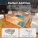 MioTetto Foam Floor Tiles for Kids - Non-Toxic Comfortable Baby Play Mat and Interlocking Foam Tiles, Fits with 74x74 Playpen Mat for Crawling & Development, Soft Play Mat for Babies 6-12 Months by TinyTreasures Baby Boutique