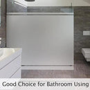 HIDBEA Frosted Window Privacy Film Heat Control UV Blocking, Static Cling Non-Adhesive Reusable Door coverings for Bathroom Home Office (Frosted 35.4 Inch x 16.4 Feet) by CozyNest Decor