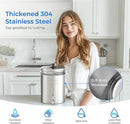 Waterdrop 2.25G Gravity-fed Water Filter System, with Silver Ions Enhanced Filtration with 2 Black Carbon Filters and Metal Spigot by CozyNest Decor