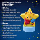 Kids Book Projector – 5 Daniel Tiger & 5 Classic Read-Aloud Stories, 10 Songs & Night Light & Soothing Dream Music | Children Ages 3+ Storytime Projector | Toys, Owl & Daniel Tiger by TinyTreasures Baby Boutique